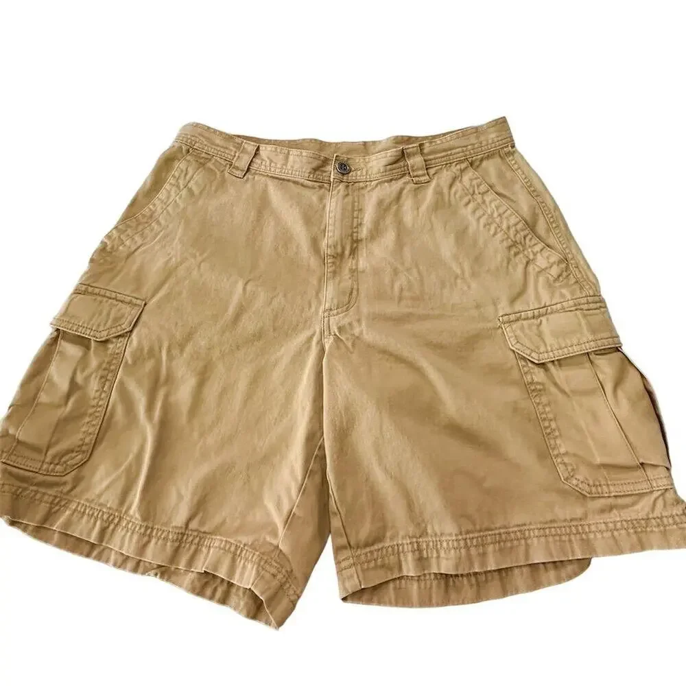 Columbia Men's Cargo Shorts‎ 36W Beige Omni-Shade Sun Protection Casual - Picture 2 of 10